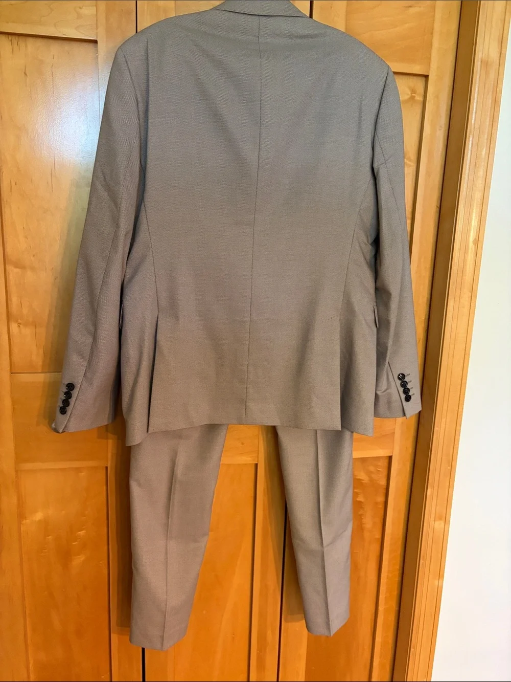 Zara Taupe Men's Two-Piece Suit